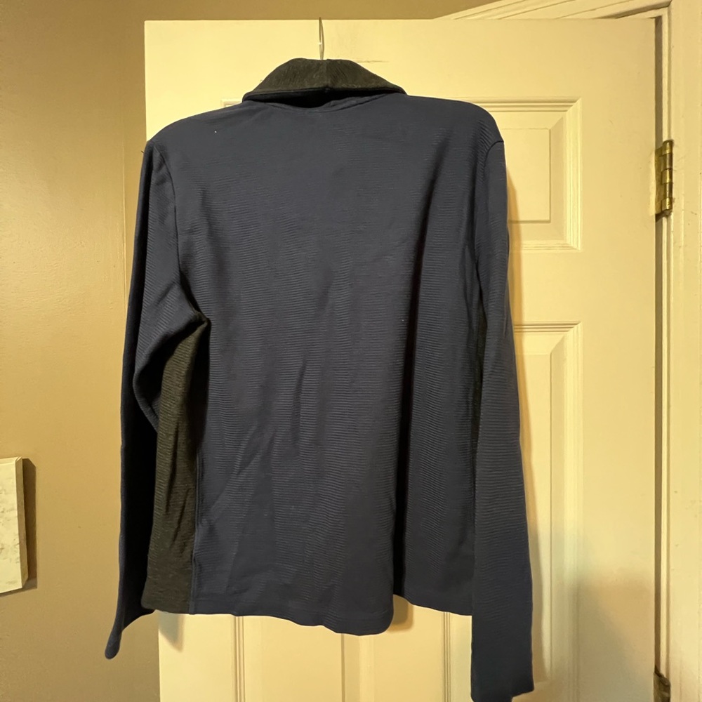 Calvin Klein Navy Blue And Dark Gray Sweater Size M - Picture 2 of 3